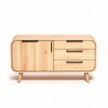 Wooden sideboard with three drawers and one cabinet door 100 x 40 x 50cm
